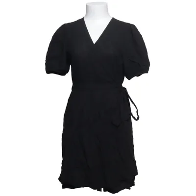 Wrap dress (Black) from H&M Cotton, Linen