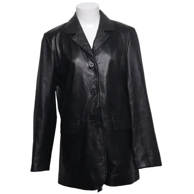 Läderkavaj (Svart) från Jofama