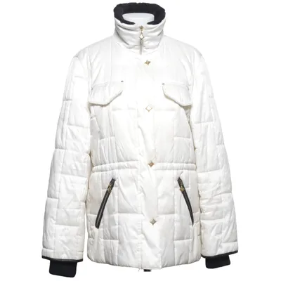 Lättviktsjacka (Vit, Svart) från MCM Akryl, Polyamid, Polyester, Viskos