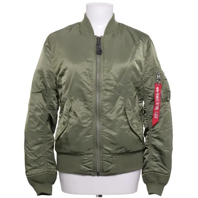Vendbar jakke (Grøn) fra Alpha Industries Elastan, Polyamid, Polyester