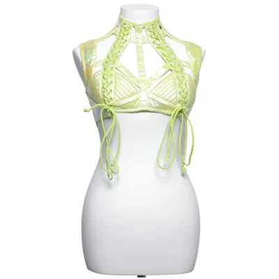 Crop top (Grön) från Club Exx Nylon, Polyuretan