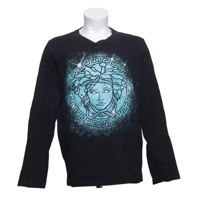Long sleeve T-shirt (Black, Blue) from Versace Cotton