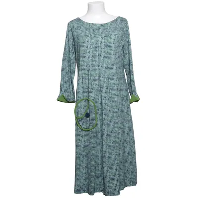 Klänning (Grön, Grå, Vit, Flerfärgad) från Du Milde Bomull, Elastan, Polyester, Viskos
