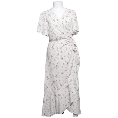Wrap dress (White, Multicolored) from Shein Curve