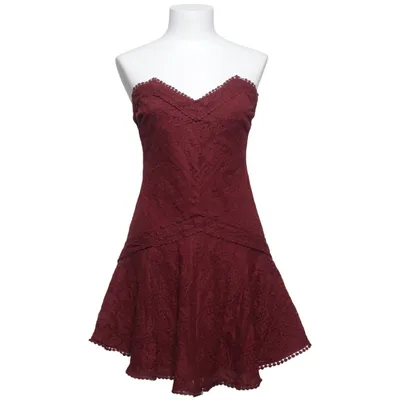 Dress (Red) from Love Triangle Cotton, Elastane, Polyamide, Polyester