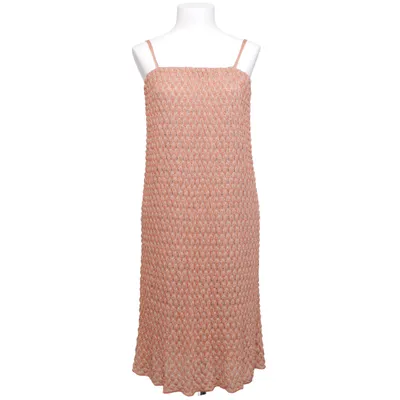 Robe (Orange, Multicolore) de Missoni Cupro, Élasthane, Soie, Viscose