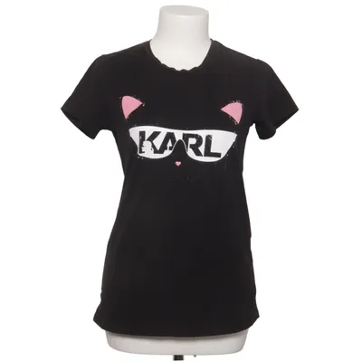 T-shirt (Black, Pink) from Karl Lagerfeld Cotton