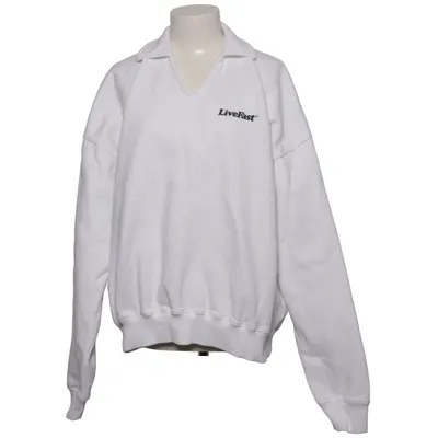 Collegetröja (Vit) från Lfdy Bomull, Polyester