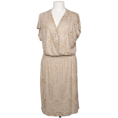 Klänning (Beige, Vit, Guldfärgad) från I Am Bomull, Polyester, Viskos