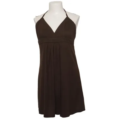 Halternek jurk (Bruin) Elastaan, Polyester, Viscose