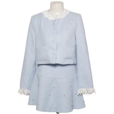 Skirt suit (Blue) from Shein Polyester
