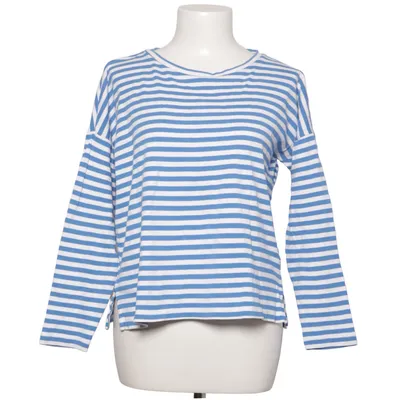 Long sleeve T-shirt (Blue, White) from Essentials Cotton