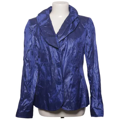 Blazer (Blue) from Mark Adam Cotton, Metallic fiber, Polyester