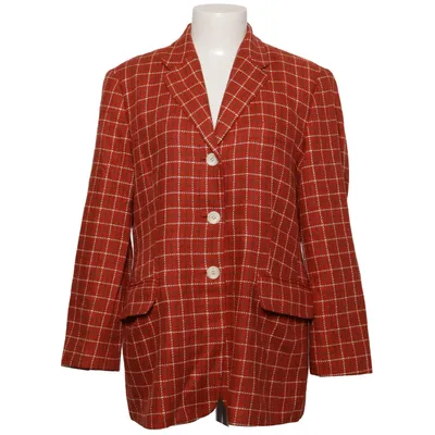 Blazer (Rood, Wit) van Gaddi's Acetaat, Viscose