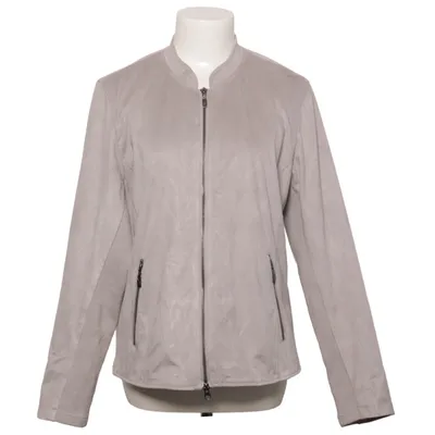 Jacket (Gray) from VA Milano Elastane, Polyester