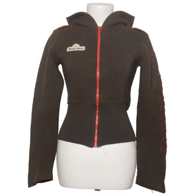 Hoodie (Brown) from Gsus Sindustries Cotton, Polyester, Wool