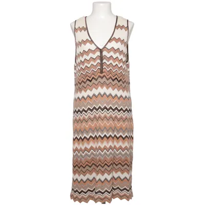 Kjole (Beige, Brun, Hvid) fra Marc Cain Bomuld, Mohair, Polyamid, Polyester, Viscose