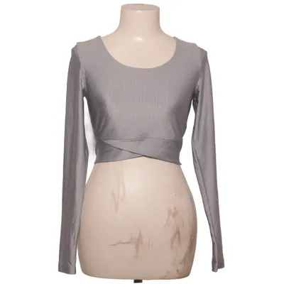 Crop top (Blue) from 90 Degree by Reflex Elastane, Polyamide, Polyester
