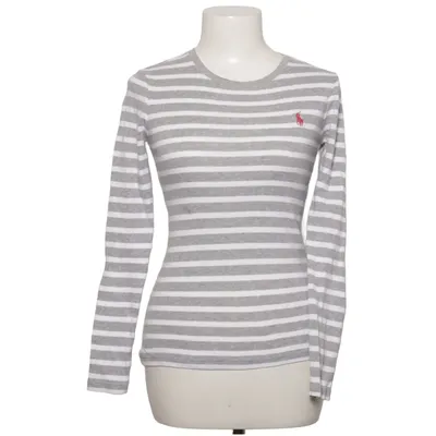 T-shirt à manches longues (Gris, Blanc) de Polo Ralph Lauren Coton