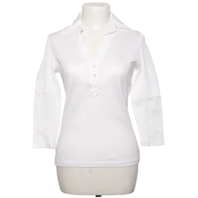Henley T-shirt (Hvid) fra Strenesse Gabriele Strehle Bomuld, Viscose