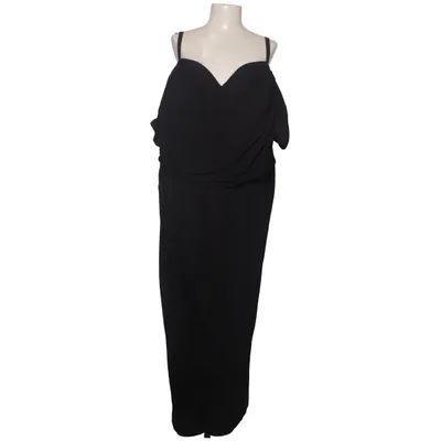Wrap dress (Black) from City Chic Elastane, Polyester
