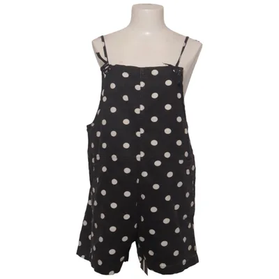 Latzhose (Schwarz, Weiß) von Monki Baumwolle