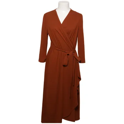 Wrap dress (Brown) from Mango Suit