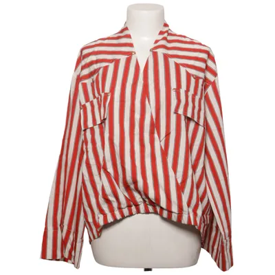 Wrap blouse (Red, White) from 8pm Polyamide, Viscose