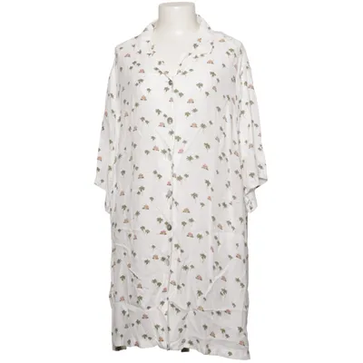 Short sleeve shirt (White, Green, Brown) from Selection by Ulla Popken Viscose