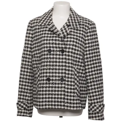 Sømandsjakke (Sort, Hvid) fra Riani Akryl, Bomuld, Polyester, Uld