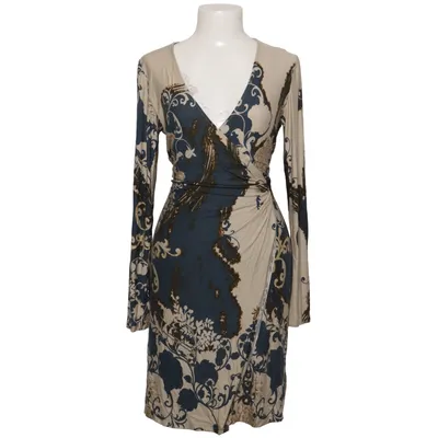 Jurk (Blauw, Beige, Meerkleurig) van Ashley Brooke Elastaan, Viscose
