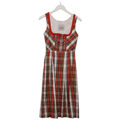 Dirndl (Rouge, Blanc, Vert) de Wenger Coton, Polyester, Soie