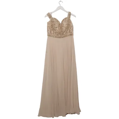 Aftenkjole (Beige) fra Jora Collection Polyester