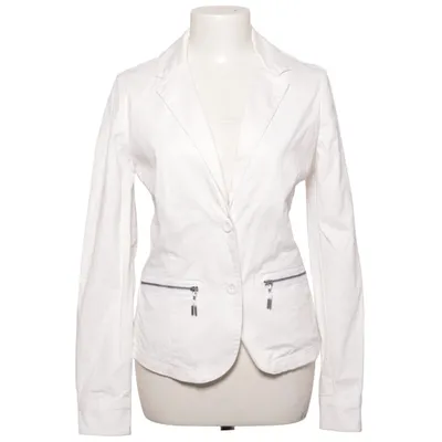 Blazer (Blanc) de Mitch & Co Coton, Élasthane