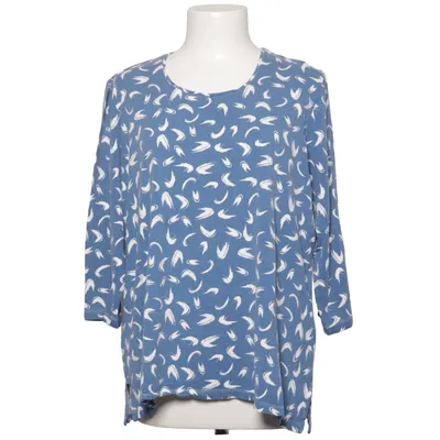 Top (Blå, Hvid) fra Fashion Highlight Elastan, Viscose