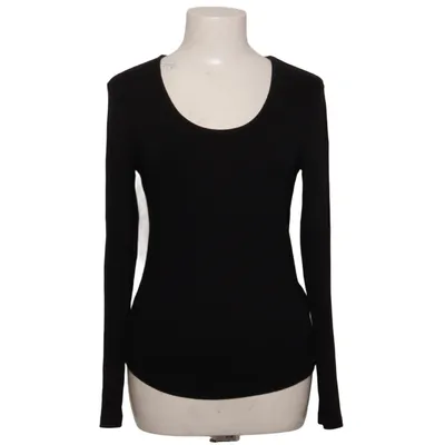 T-shirt à manches longues (Noir) de Tommy Hilfiger Élasthane, Viscose
