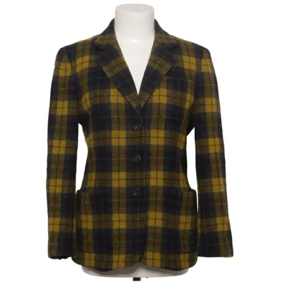 Kavaj (Gul, Svart) från DKNY Polyester, Ull