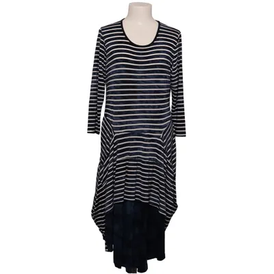 Dress (Blue, White) from Naveed Elastane, Viscose