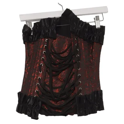 Corset (Noir, Rouge) de Somnia Luna Coton