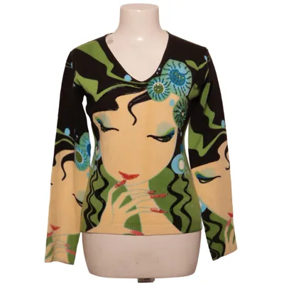 Pullover (Black, Green, Multicolored) from Custo Barcelona Acrylic, Wool