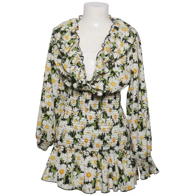 Dress (White, Yellow, Green, Black, Multicolored) from D&M Polyester