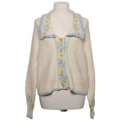Cardigan (White, Blue, Green) from Neon Rose Acrylic, Elastane, Polyamide