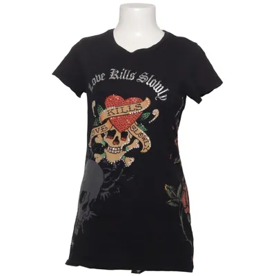 T-shirt (Sort, Flerfarvet) fra Ed Hardy Bomuld