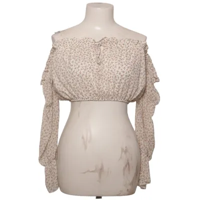 Crop top (Pink, Beige) from Outfitbook Polyester
