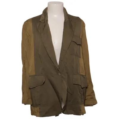 Blazer (Green, Multicolored) from 8pm Linen, Viscose