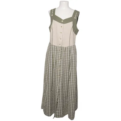 Dirndl (Grøn, Hvid) fra Folk Line Bomuld, Linned, Polyester, Viscose