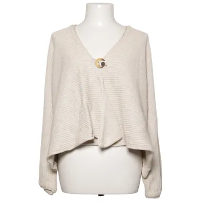 Cardigan (Beige) from Grizas Cotton, Linen