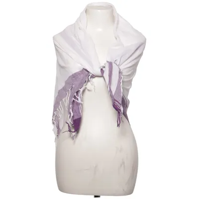 Shawl (White, Purple) from Hüftgold