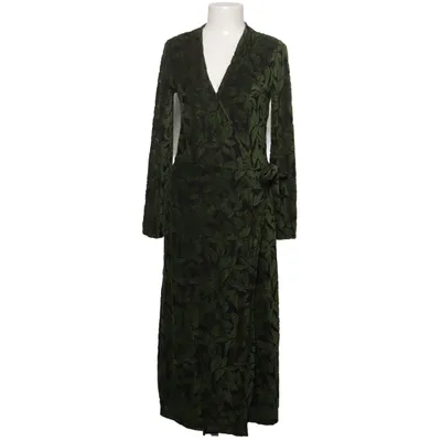 Slå-om-kjole (Grøn, Sort) fra Another Label Bomuld, Elastan, Polyester, Viscose