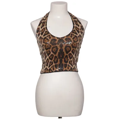 Halternecktopp (Brun, Svart, Flerfärgad) från FB Sister